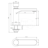 Chrome "Delay-Aten" toiletkraan - Artikelnr.: 4003660