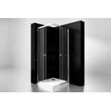 "Project" douche hoekinstap 80x80x190cm glas 5mm - Artikelnr.: 4002540