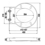 toiletzitting soft-closing "Hanes" - Artikelnr.: 4002640