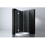 "Erico" 1/4 rond cabine met 2 deuren 100x100x192cm NANO glas 8mm - Artikelnr.: 3875250