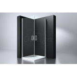 "Erico" vierkante cabine met 2 deuren 100x100x192cm NANO glas 6mm - Artikelnr.: 3875270