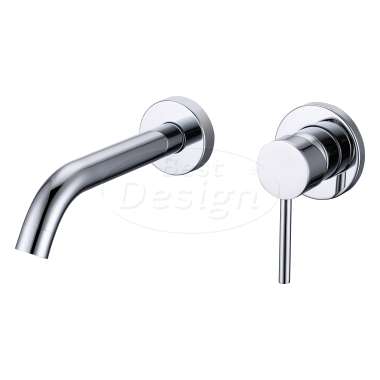 Chrome  "Otto" inbouw-wandmengkraan - Artikelnr.: 3804500