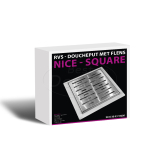 "N-Square" doucheput met flens 30x30x7.7cm - Artikelnr.: 3803190