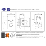 "One-Pack" inbouw-regendoucheset "Lacora-Nero M-300" Mat-Zwart - Artikelnr.: 4006490