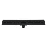 Nero "Black" douchegoot met flens 90 cm mat-zwart - Artikelnr.: 4006380