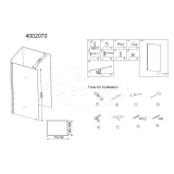 "Erico 800" inloopdouche 77-79 cm NANO 8mm glas - Artikelnr.: 4002070