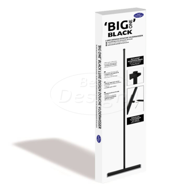 "Big-One-Black" Nero luxe design douche vloerwisser mat-zwart - Artikelnr.: 4007870