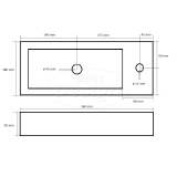 "One Pack" fonteincombinatie-Bicolor "Mini-Block Rechts" - Artikelnr.: 4007390