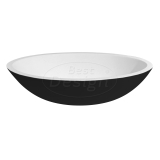 "Epona" Bicolor zwart/wit opbouw-waskom "Just-Solid" 52 cm - Artikelnr.: 4009980