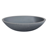 "Craquelé-stone" waskom lava-grijs ovaal "Just-Solid" 52 cm - Artikelnr.: 4010170