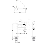 "Chrome-Ribera" Toiletkraan - Artikelnr.: 4010750