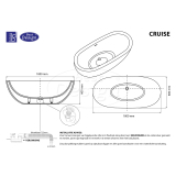 "Cruise" vrijstaand bad "Just-Solid" 180x80x60cm - Artikelnr.: 4002410