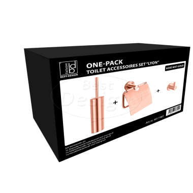 One-Pack toilet accessoires set "Lyon" - Artikelnr.: 4011960