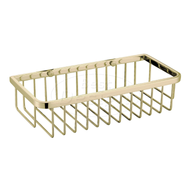 "Nancy" douche draad-opbergrek "Ouchie" mat-goud - Artikelnr.: 4012600