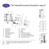 "One-Pack" inbouw-regendoucheset "Clic-Nero-M-300" mat-zwart - Artikelnr.: 4014420