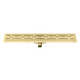 "Nancy" douchegoot met flens 80 cm mat-goud - Artikelnr.: 4012920