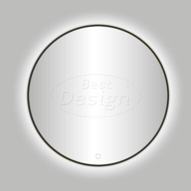 Moya "Venetië-Thin" ronde spiegel incl. led verlichting Ø100cm gunmetal - Artikelnr.: 4013050