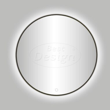 Moya "Venetië-Thin" ronde spiegel incl. led verlichting Ø100cm gunmetal - Artikelnr.: 4013050