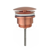 "Lyon" low fontein afvoer plug 5/4" Rosé-Mat-Goud - Artikelnr.: 4008170