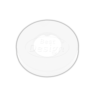 rozet "White" tbv.vloerbuis Mat-Wit - Artikelnr.: 4013280