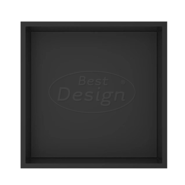 Nero "Kaya" inbouwnis 30.5x30.5x7 cm mat-zwart - Artikelnr.: 4013650