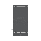"Brenner-Concrete" Elektrische radiator Beton-Grijs 750W 1200x600mm - Artikelnr.: 4017250