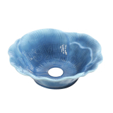 "Flower-Blue" opbouw-waskom diam: 405 mm - Artikelnr.: 4017010