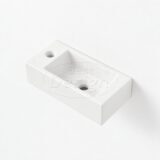 "Farnetta" fontein Links 37x18x9cm mat-wit - Artikelnr.: 4006440