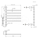 Best-Design "Hover-White" Elektrische radiator 622 x 516 mm mat-wit - Artikelnr.: 4018200