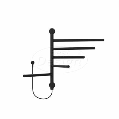 Best-Design "Hover-Black" Elektrische radiator 622 x 516 mm mat-zwart - Artikelnr.: 4018210