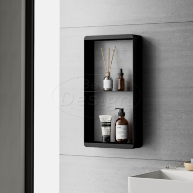 "Nero-Soap" doucherek hangend 500x250x90mm Mat-zwart - Artikelnr.: 4019330
