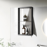 "Moya-Soap" doucherek hangend 500x250x90mm Gunmetal - Artikelnr.: 4019350