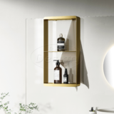 "Nancy-Soap" doucherek hangend 500x250x90mm Mat-goud - Artikelnr.: 4019360