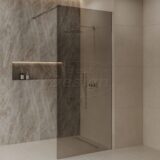 'Dalis-800-Chroom-Mocha' inloopdouche NANO 8mm glas - Artikelnr.: 4022150