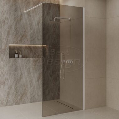 'Dalis-800-White-Mocha' inloopdouche NANO 8mm glas - Artikelnr.: 4022350