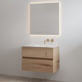 "Splash-80" Halifax onderkast + wastafel zonder kraangat 80cm - Artikelnr.: 4022510