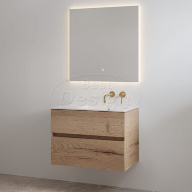 "Splash-80" Halifax onderkast + wastafel zonder kraangat 80cm - Artikelnr.: 4022510