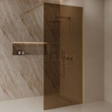 'Dalis-1200-Nancy-Amber' inloopdouche NANO 8mm glas - Artikelnr.: 4022720