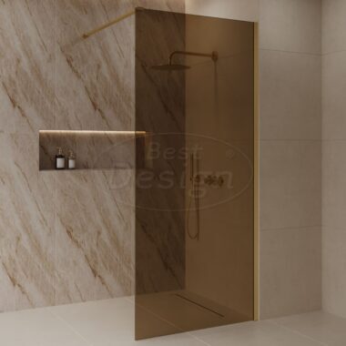 'Dalis-800-Nancy-Amber' inloopdouche NANO 8mm glas - Artikelnr.: 4022690
