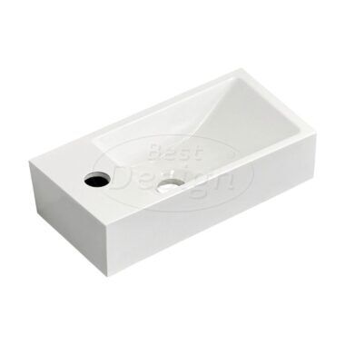 "Ibeco" fontein 36x18x9cm L&R met kraangat - Artikelnr.: 4020480