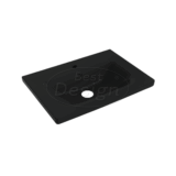 Best-Design wastafel 65 cm tbv meubel "Quick-Black" met kraangat - Artikelnr.: 4020580