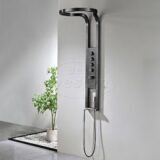 "Moya-Future" Thermostatisch douchepaneel 1440x220/520mm Gunmetal - Artikelnr.: 4020740