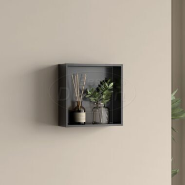 Nero "Logy" opbouwnis 30x30x8cm Mat-zwart - Artikelnr.: 4021880