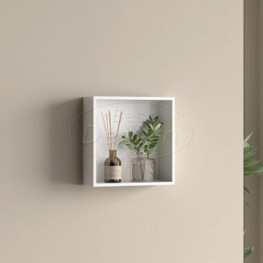 White "Logy" opbouwnis 30x30x8cm Mat-wit - Artikelnr.: 4021890