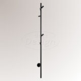High-End Nero "Bavel" elektrische staaf handdoek radiator 1500 mm 38W Mat-zwart - Artikelnr.: 4023330