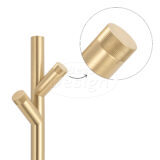 High-End Nancy "Bavel" elektrische staaf handdoek radiator 1500 mm 38W Mat-goud - Artikelnr.: 4023340