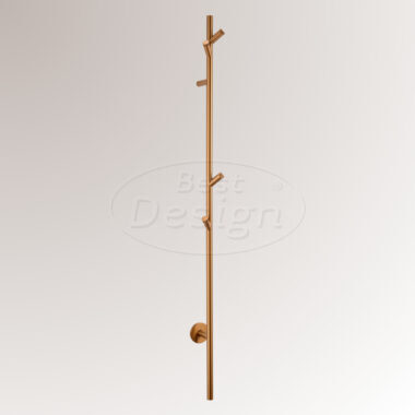 High-End Liora "Bavel" elektrische staaf handdoek radiator 1500 mm 38W Desert-brown - Artikelnr.: 4023360