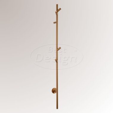 High-End Liora "Bavel" elektrische staaf handdoek radiator 1500 mm 38W Desert-brown - Artikelnr.: 4023360