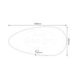 "Boloo" spiegel incl.verwarming, 3 kleuren LED verlichting dimbaar 120x60 cm - Artikelnr.: 4023560