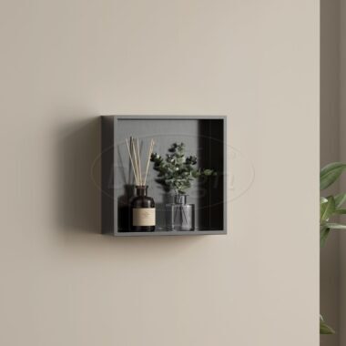 Moya "Logy" opbouwnis 30x30x8cm Gunmetal - Artikelnr.: 4023750